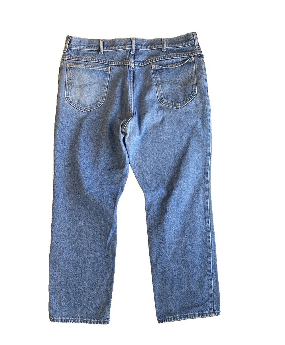 Vintage 90s Lee Genuine Jeans Mens 40x30* Blue Stone Wash Normcore Denim Pants
